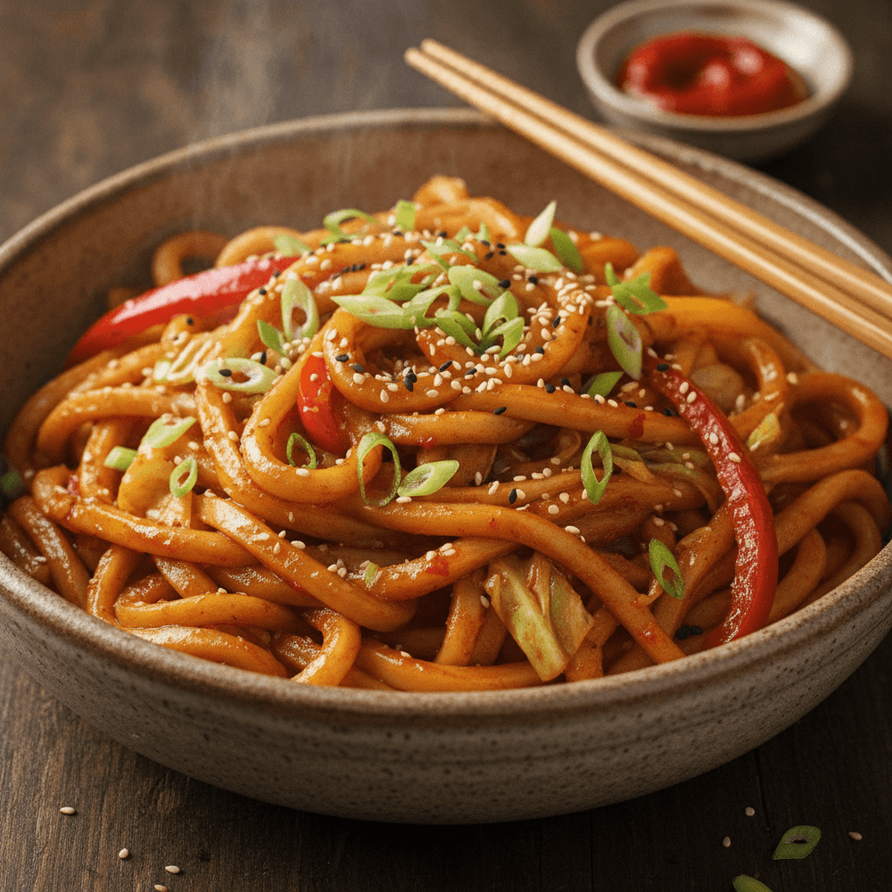 Gochujang-nudlar (veganska)